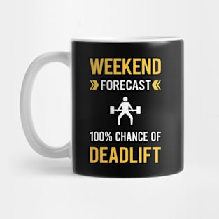 Weekend Forecast Deadlift Mug